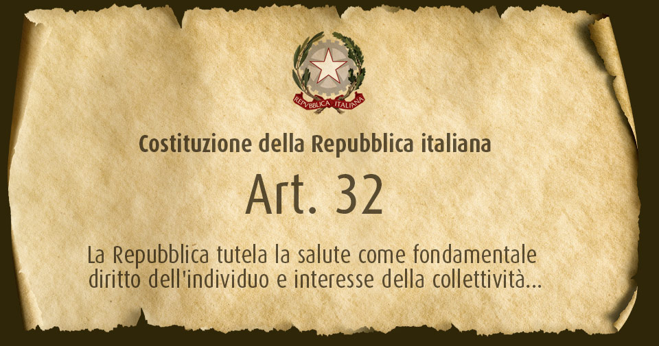 Costituzione italiana Art.32